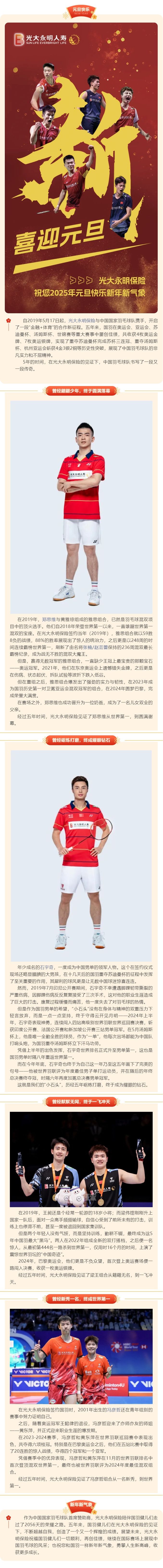 光大永明保險祝您和國羽一樣新年新氣象
